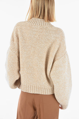 oversized JUEVES crew-neck sweater