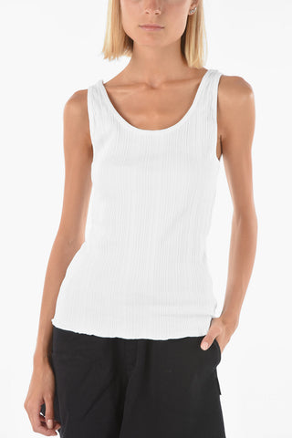 ribbed MOE SINGLET tank top