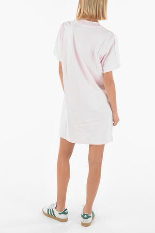Crew Neck Cotton Tee Dress