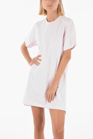 Crew Neck Cotton Tee Dress
