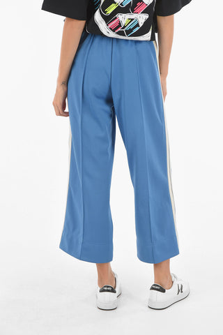 Contrasting Side Band Cropped Joggers