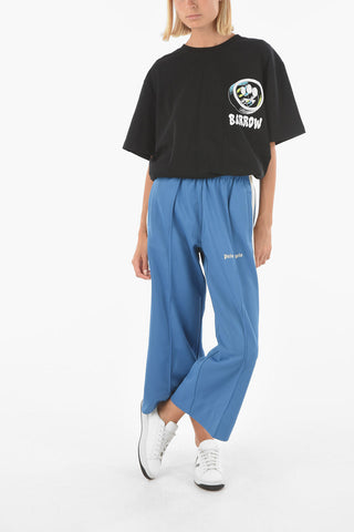 Contrasting Side Band Cropped Joggers