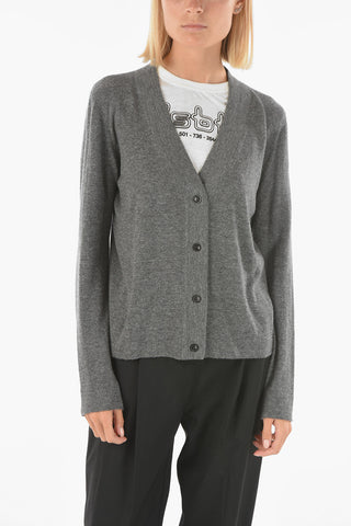 Cardigan in Cashmere con Scollo a V