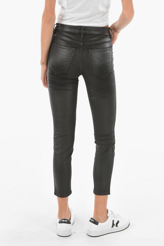 Jeans slim fit BABHILA in cotone spalmato