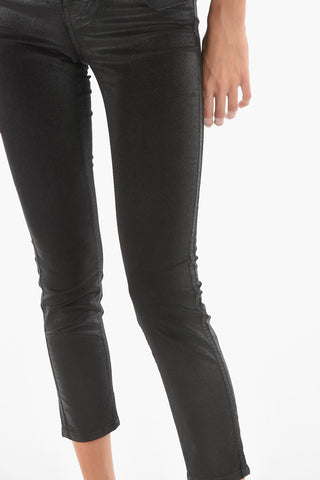 Jeans slim fit BABHILA in cotone spalmato