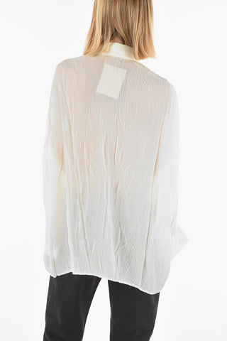 hidden closure oversized BOMBAY shirt
