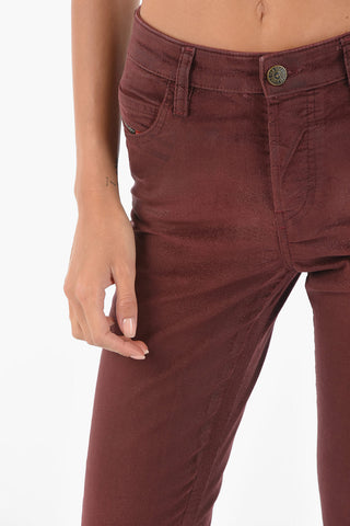 Regular Waist Velvet BABHILA Slim Fit Pants L32