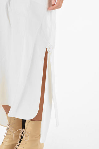 Maxi Tunic a Tinta Unita con Colletto