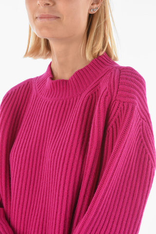 Maglia in lana a costine