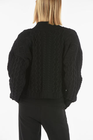 set cardigan e crop top a tinta unita