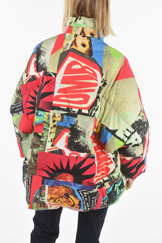 All Over Printed Puffer W-EMMICK Maxi Jacket