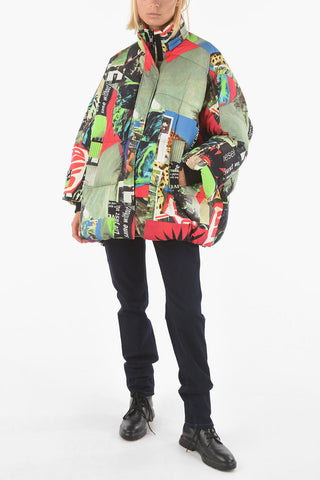 All Over Printed Puffer W-EMMICK Maxi Jacket