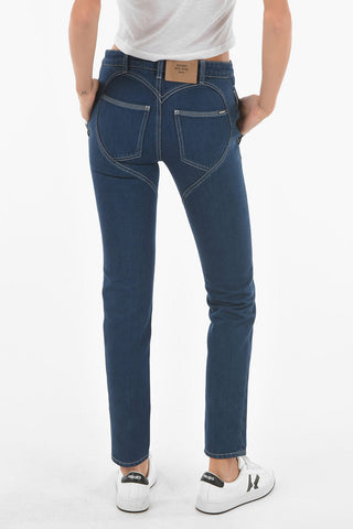 Dark Wash SKINNY FIT HEART Denims