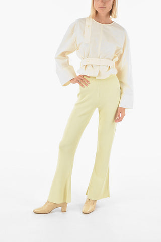 High Top Ribbed EGON Boot Cut Pants