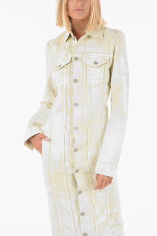 2 Pockets Denim Maxi Shirtdress