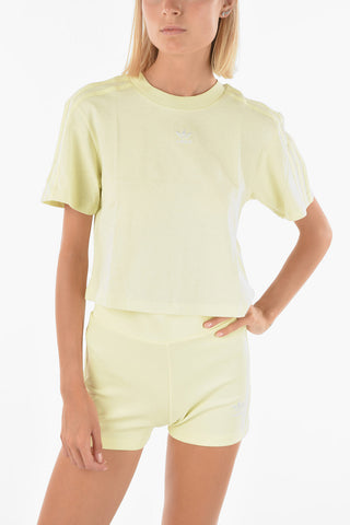 T-shirt girocollo a tinta unita