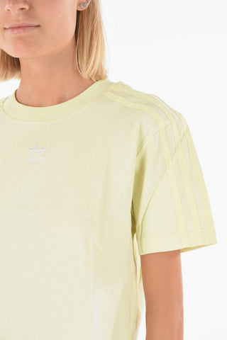 T-shirt girocollo a tinta unita