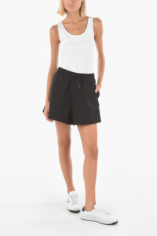 drawstring waist MUSAN sweat shorts
