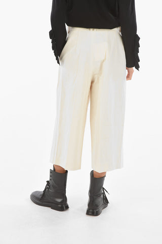 Cotton and Linen LISA Gaucho Pants
