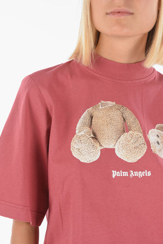 T-shirt CROPPED BEAR Crew Neck