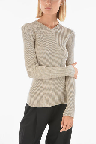 Ribbed Cotton ARCHEO Sweater