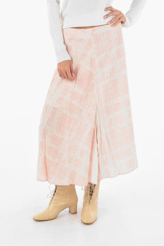 front split IVY flared skirt