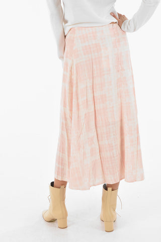 front split IVY flared skirt