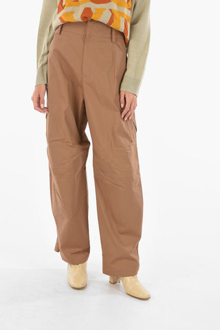 Pantaloni Cargo a Vita Bassa