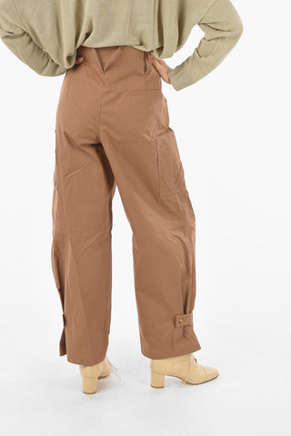Pantaloni Cargo a Vita Bassa