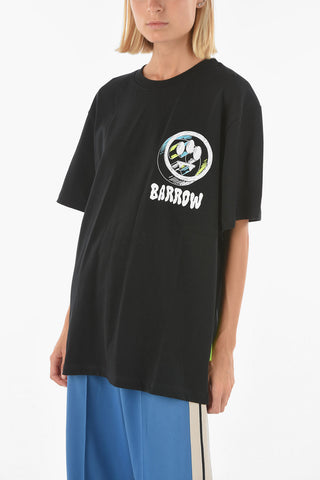 Crew-neck T-shirt with Logo-Print