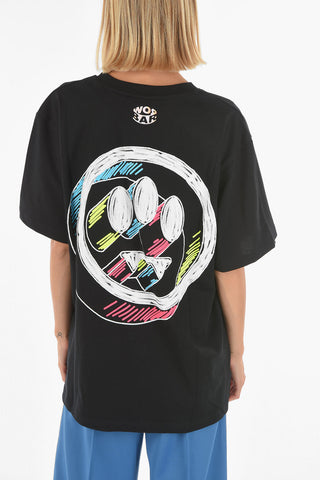 Crew-neck T-shirt with Logo-Print