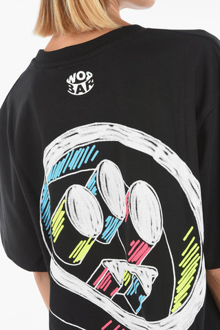 Crew-neck T-shirt with Logo-Print