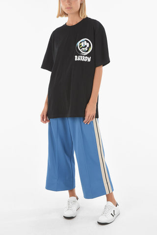 Crew-neck T-shirt with Logo-Print
