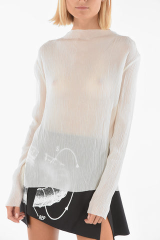 Ribbed Sheer GARAM Top