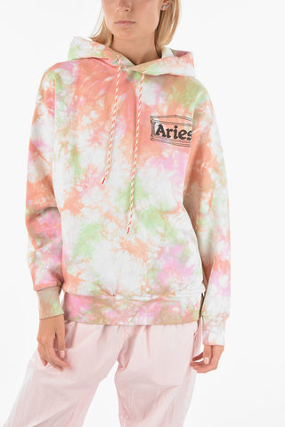 tie-dye effect hoodie