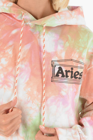 tie-dye effect hoodie