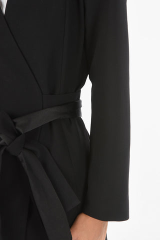Giacca kimono a tinta unita uno spacco