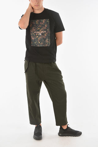 EMPORIO RECYCLED Single-pleated Pants with Belt Loops