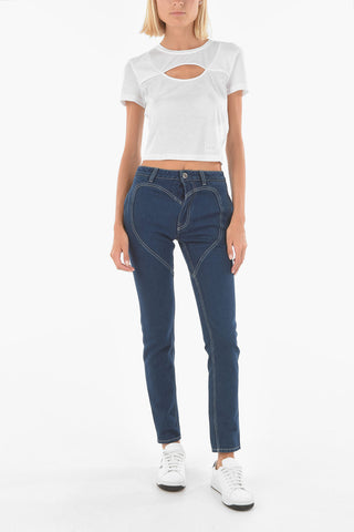 Dark Wash SKINNY FIT HEART Denims