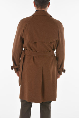 Cashmere Double Breasted Coat with Belt