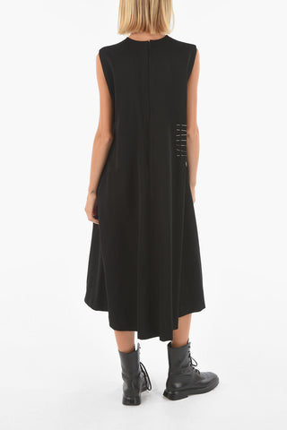NOIR KEI NINOMIYA Maxi Flared Dress with Pins