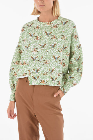 JUN TAKAHASHI MARKUS AKESSON patterned crew-neck sweatshirt