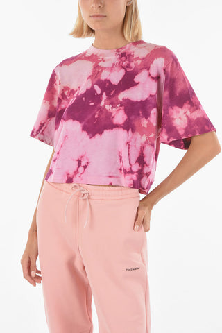 tie-dye effect Oversized Fit crew-neck T-shirt
