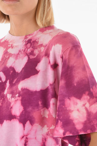 tie-dye effect Oversized Fit crew-neck T-shirt