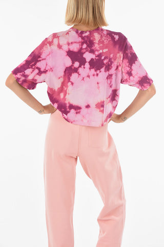 tie-dye effect Oversized Fit crew-neck T-shirt