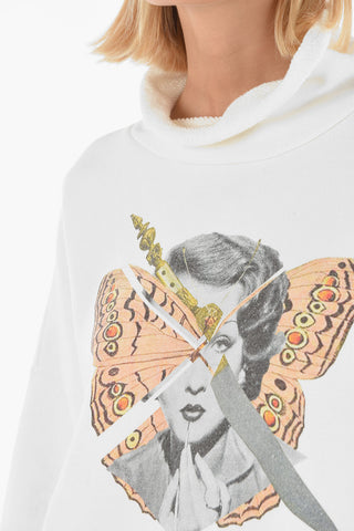 JUN TAKAHASHI front printed turtle-neck sweatshirt