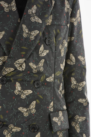 JUN TAKAHASHI All Over Printed Butterflies Padded Blazer
