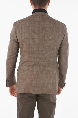 Virgin Wool GATE Half-lined Blazer with Notch Lapel