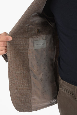 Virgin Wool GATE Half-lined Blazer with Notch Lapel