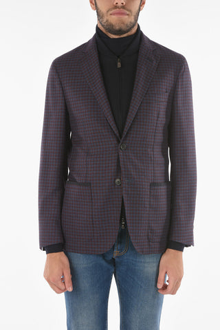 ID Gun Club Check Blazer with Removable Chest Piece